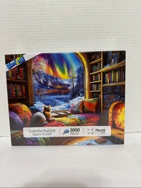 Colorful Aurora 1000-Piece Jigsaw Puzzle
